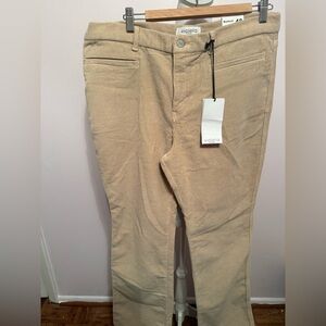Mango Women's Corduroy Pants in Tan